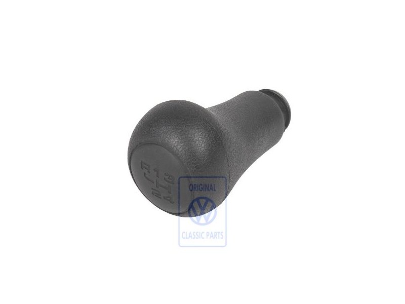 Genuine VW Gearstick Knob (Leatherette) Satin Black - 1H0711141 01C