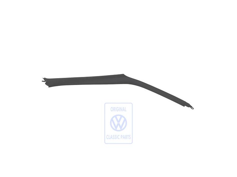 Genuine VW A-Pillar Trim Soft Black - 1H4867234 C82