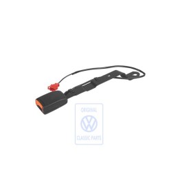 Genuine VW Belt Latch With Warning Contact Satin Black - 1H1857755 01C