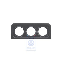 Genuine VW Trim For Fresh Air And Heater Controls Satin Black - 1H6819075 01C
