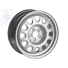 Genuine VW Steel Rim Chrome Colored - 3A0601027 091