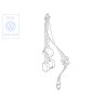 Genuine VW Three-Point Safety Belt - 171857705AQ