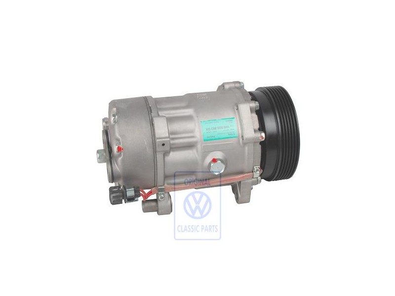 Genuine VW A/C Compressor With Electro-Magnetic Coupling - 1H0820803DX