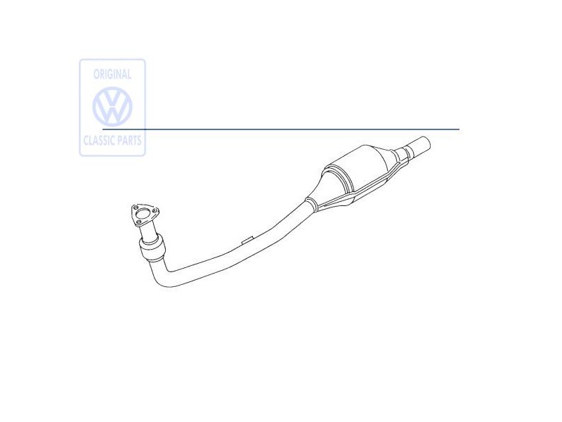Genuine VW Catalytic Converter - 6N0131701HX
