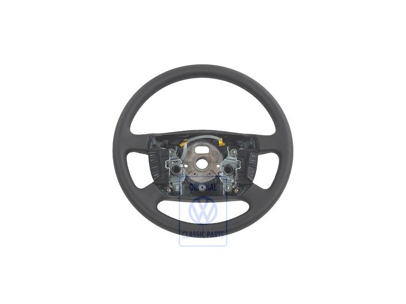 Genuine VW Multifunction Steering Wheel Black/Orbitblue - 1J0419091DGHCC