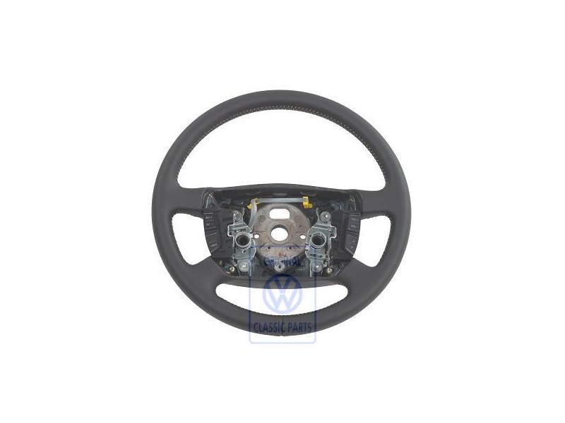 Genuine VW Multifunction Steering Wheel Black/Yellow - 1J0419091DGHUW