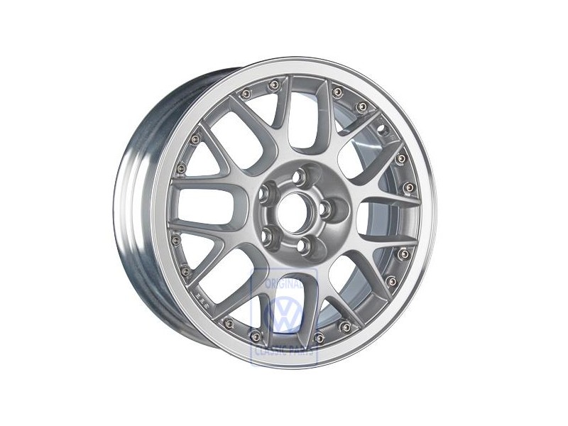 Genuine VW Aluminium Rim Bright Chrome - 1J0601025AGZ31