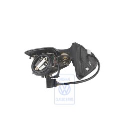 Genuine VW Exterior Mirror Housing Satin Black - 1J1857508AK01C