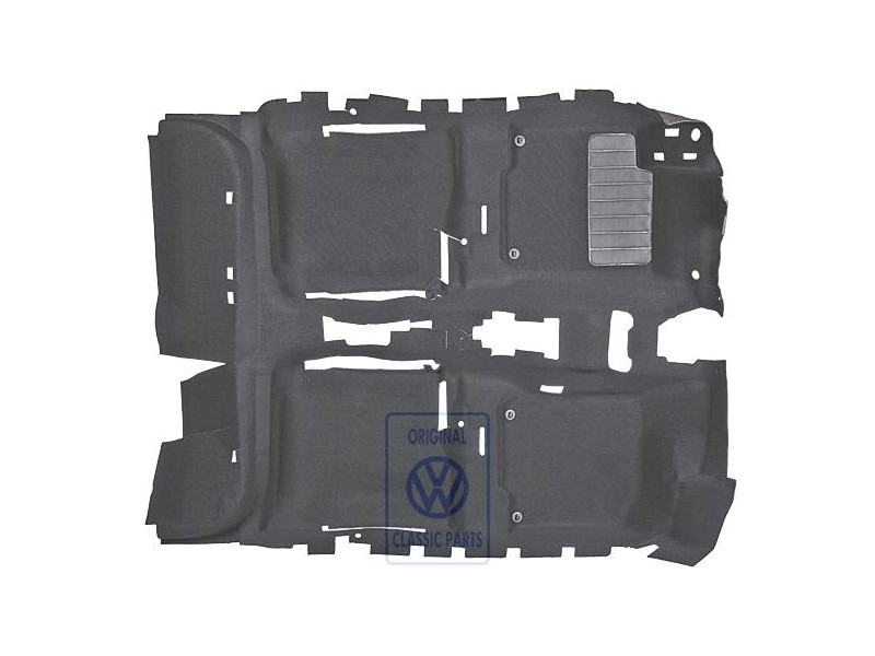 Genuine VW Flooring Black - 1J1863367AE07N