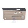 Genuine VW Door Panel Trim Cloth Black/Light Beige - 1J3867011BQREL