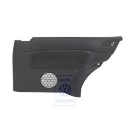 Genuine VW Side Trim (Fabric) Black/Black - 1J3867044BRRAN