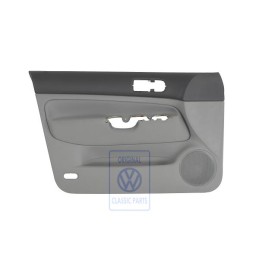 Genuine VW Door Panel Trim (Cloth) Black/Flannel Grey - 1J4867011CKJGK