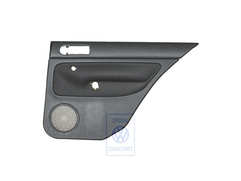 Genuine VW Door Panel Trim (Cloth) Black/Black - 1J6867212ADHRP
