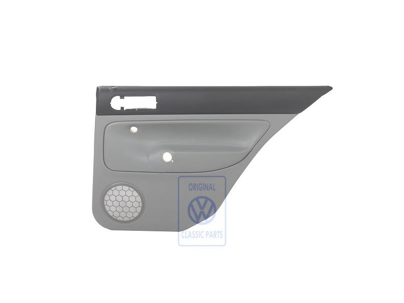 Genuine VW Door Panel Trim (Leather) Flannel Grey - 1J6867212BPLKX