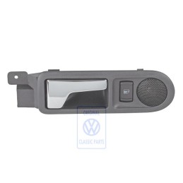 Genuine VW Door Inner Release Lever With Loudspeaker Black - 3B0839114BGB41