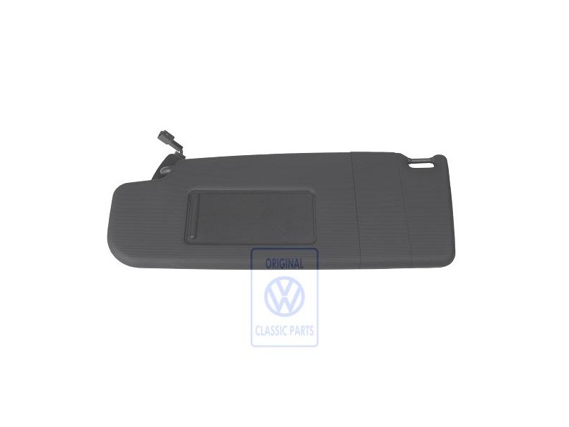 Genuine VW Sun Visor With Mirror And Cover Black - 3B0857551AM3H8