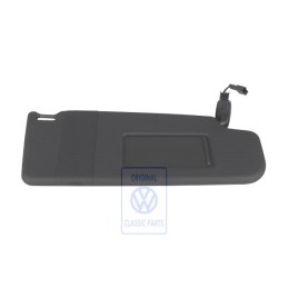 Genuine VW Sun Visor With Mirror And Cover Black - 3B0857552AK3H8