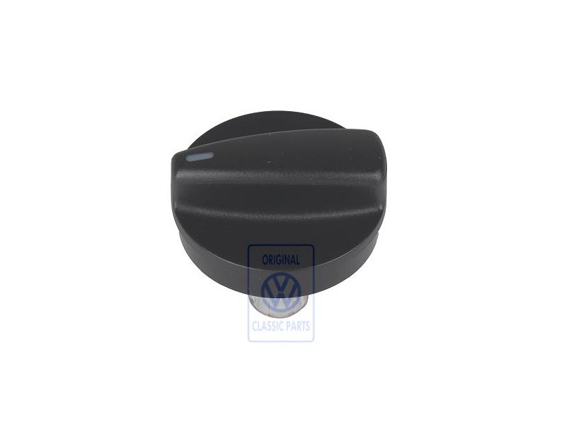 Genuine VW Knob Satin Black - 1J0819129D 01C