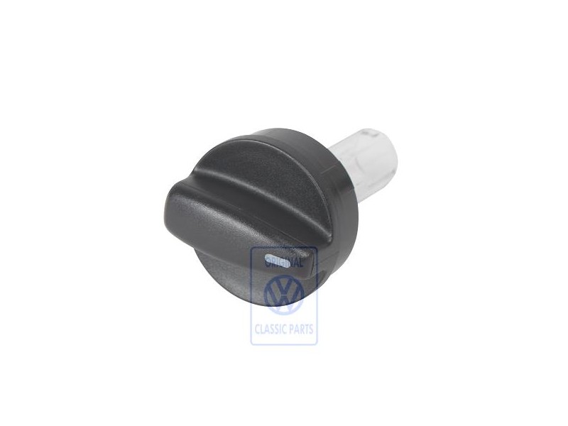 Genuine VW Knob Satin Black - 1J0819129E 01C