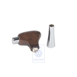 Genuine VW Selector Lever Handle (Wood) Burr Walnut - 1J1713139H 2WE