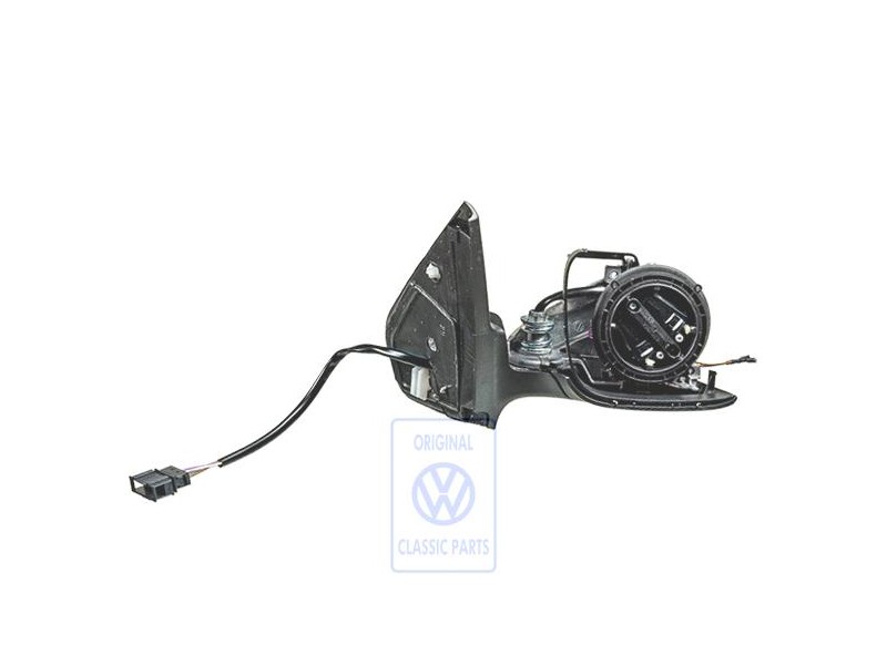 Genuine VW Exterior Mirror Housing Satin Black - 1J1857508D 01C