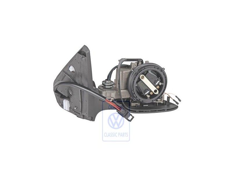 Genuine VW Exterior Mirror Housing Satin Black - 1J1857508F 01C