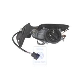 Genuine VW Exterior Mirror Housing Satin Black - 1J2857507C 01C