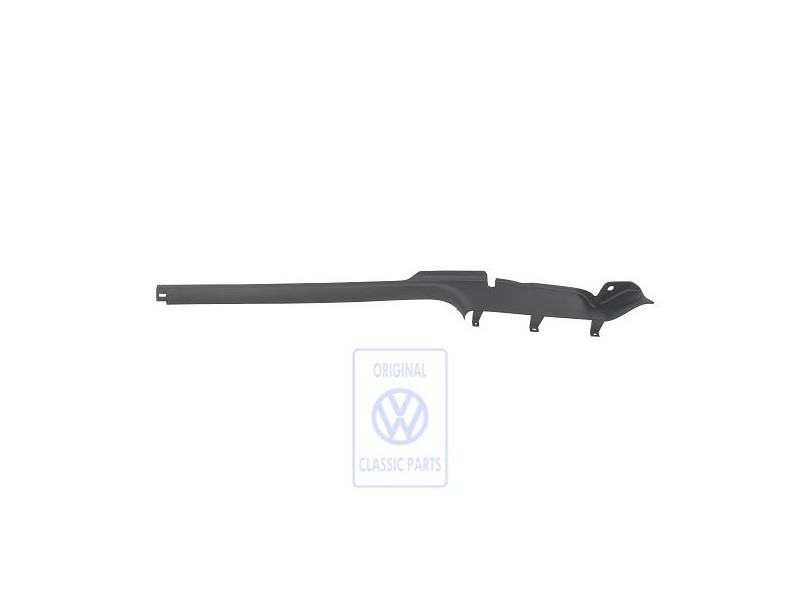 Genuine VW Sill Trim Strip Satin Black - 1J3853373D B41