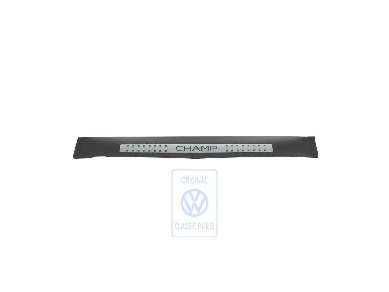 Genuine VW Entry Strip Protective Foil Black/Silver - 1J3853804F 61E