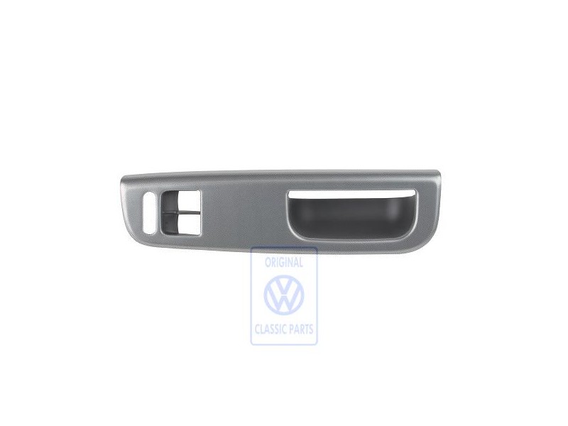 Genuine VW Cover Satin Black/Silver - 1J3867171A MJQ