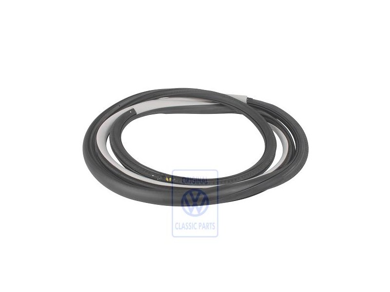 Genuine VW Door Seal, Inner Satin Black/Pearl Grey - 1J3867366K FKL