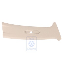 Genuine VW B-Pillar Trim Light Beige - 1J4867244C 2PK