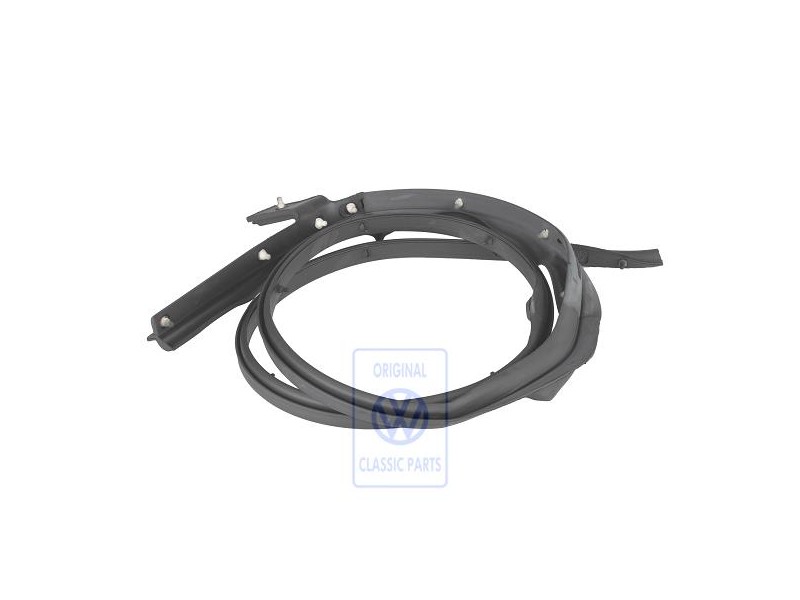Genuine VW Door Seal, Outer Satin Black - 1J9839697B B41