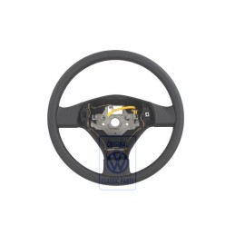 Genuine VW Sports Steering Wheel(Leather) Black - 3B7419091B E74