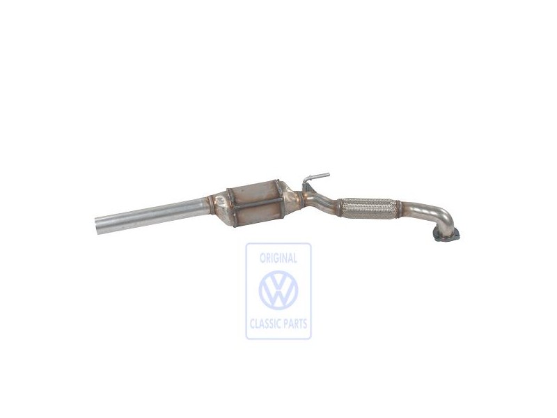 Genuine VW Exhaust Pipe With Catalyst - 1J0254505PX