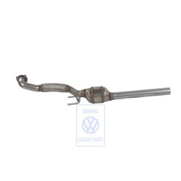 Genuine VW Exhaust Pipe With Catalyst - 1J0254505RX