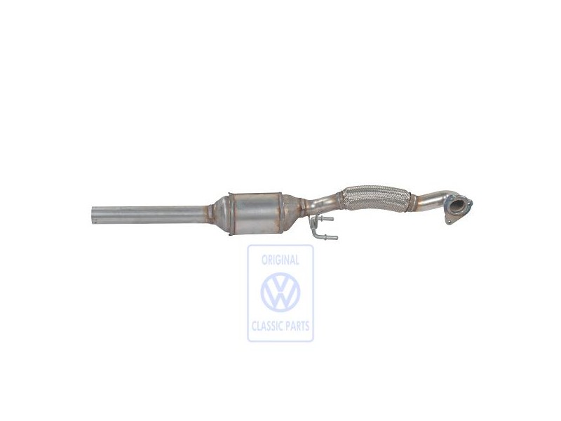 Genuine VW Exhaust Pipe With Catalyst - 1J0254505SX