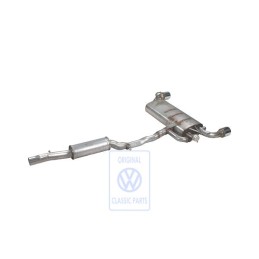 Genuine VW Centre Silencer With Rear Silencer - 1J6253207DB