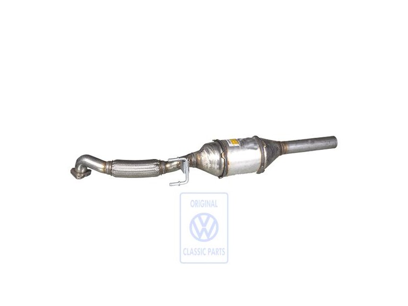 Genuine VW Exhaust Pipe With Catalyst - 1J0254506 X