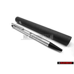 Genuine VW ball point pen silver grey yellow - 000087703AKYZQ