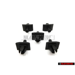 5x Genuine VW Front Grill or Lower Spoiler Securing Clip - 171853695A