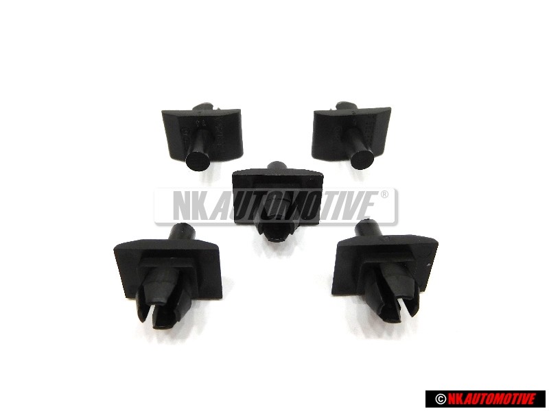 5x Genuine VW Front Grill or Lower Spoiler Securing Clip - 171853695A