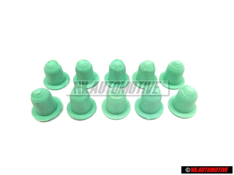 10x Genuine VW Side Moulding Trim Clip Grommet - 1H0853586