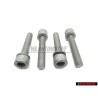 4x Genuine VW Rear Caliper Carrier Socket Head Bolt - N 91168901