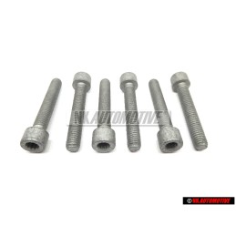 6x Genuine VW Inner Multi Point Socket Head Bolt M8x48 - N 91108201