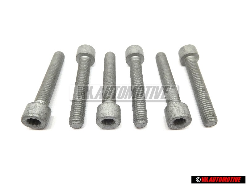 6x Genuine VW Inner Multi Point Socket Head Bolt M8x48 - N 91108201
