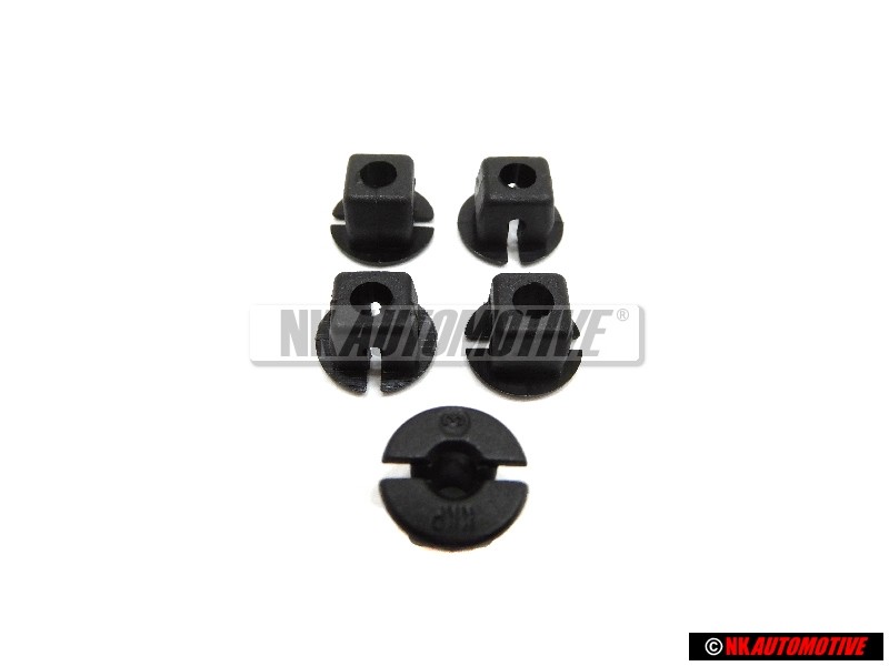 5x Genuine VW Expanding Nut - 533853139