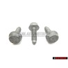 3x Genuine VW Hex Collared Bolt - N 10127707