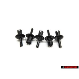 5x Genuine VW Spreader Rivet - 113857117B