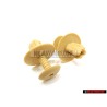 2x Genuine VW Clip Sun Beige - 1H0867199A 7H7